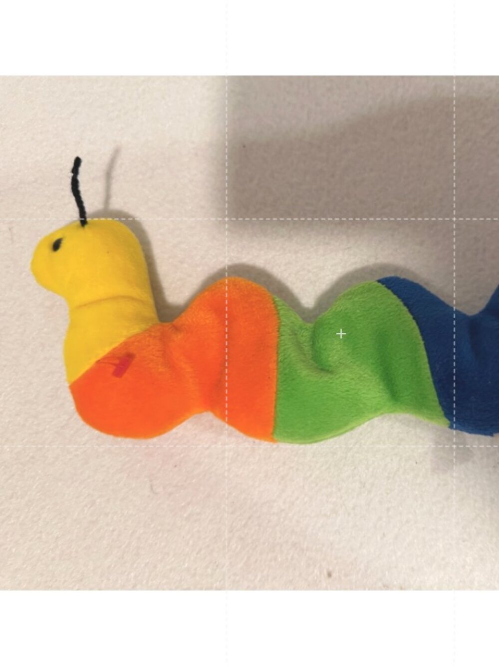 Ty Beanie Baby Inch the Worm 1995 Retired